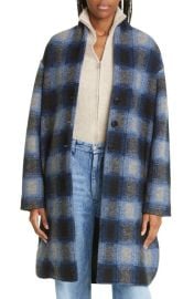 Isabel Marant Étoile Gabriel Buffalo Plaid Coat at Nordstrom