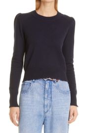 Isabel Marant Étoile Klea Puff Sleeve Cotton Wool Sweater at Nordstrom