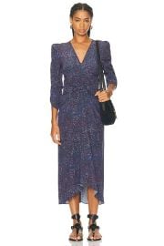 Isabel Marant Albini Dress in Midnight FWRD at FWRD