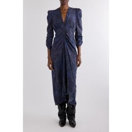 Isabel Marant Albini Stretch Silk Midi Dress at Nordstrom