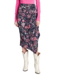 Isabel Marant Bree Floral Midi Skirt on SALE at Saks Off 5th