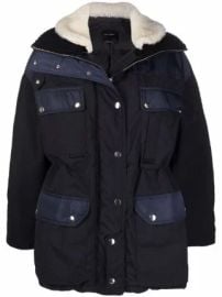 Isabel Marant Cargo pocket padded coat at Farfetch