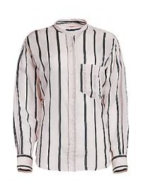 Isabel Marant Etoile - Satchell Stripe Collarless Blouse at Saks Fifth Avenue