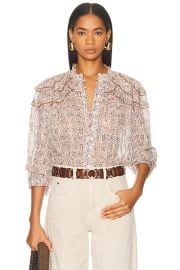 Isabel Marant Etoile Christa Top in ECRU FWRD at FWRD