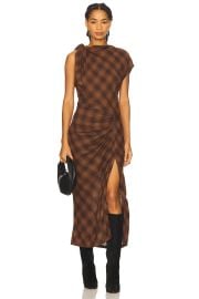Isabel Marant Etoile Naerys Dress In Dark Bronze at Revolve