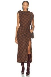 Isabel Marant Etoile Naerys Dress in DARK BRONZE FWRD at FWRD