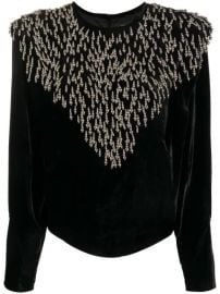 Isabel Marant Gabanoe Beaded Blouse - Farfetch at Farfetch