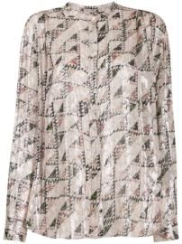 Isabel Marant Geometric Print Blouse - Farfetch at Farfetch