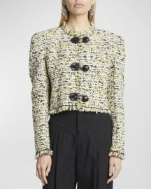 Isabel Marant Gradilia Tweed Crop Jacket at Neiman Marcus