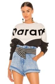 Isabel Marant Houston Sweatshirt at Revolve