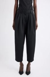 Isabel Marant Janice Pleated Tapered Wool Trousers at Nordstrom