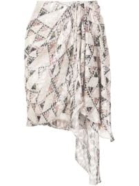 Isabel Marant Knotted Side Skirt - Farfetch at Farfetch