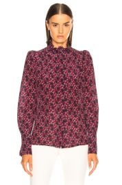 Isabel Marant Lamia Top in Midnight FWRD at FWRD