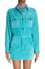 Isabel Marant Madiana Button-Up Corduroy Shirt at Nordstrom