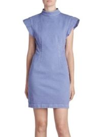 Isabel Marant Nina Cut Out Denim Minidress on SALE at Saks Off 5th