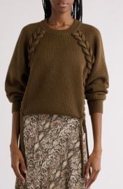 Isabel Marant Noelia Whipstitch Merino Wool Sweater at Nordstrom