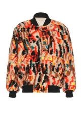 Isabel Marant Otis Reversible Bomber In Orange at Revolve