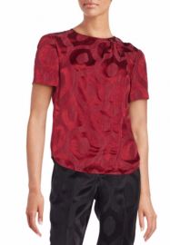 Isabel Marant Printed Jacquard Top at Saks Off 5th