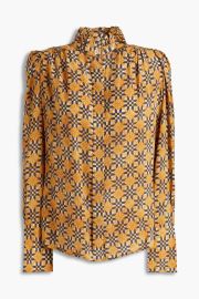 Isabel Marant Printed Silk crepe de chine Blouse at The Outnet