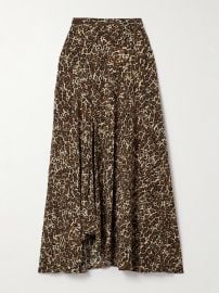 Isabel Marant Sakura Leopard Skirt at Net a Porter