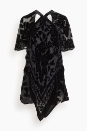 Isabel Marant Zena Dress in Black Hampden Clothing at Hampden