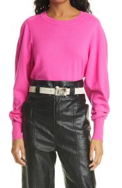 Isabel Marant toile Camelia Cotton amp Wool Crewneck Sweater at Nordstrom