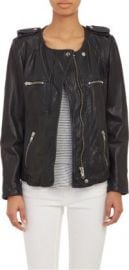 Isabel Marant toile Leather Bacuri Moto Jacket at Barneys