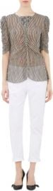 Isabel Marant toile Ruched Caja Peplum Blouse at Barneys