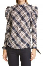 Isabel Plaid Top by Veronica Beard at Nordstrom