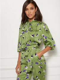 Isabella Bow Blouse - Eva Mendes Collection by New York  Company at NY&C