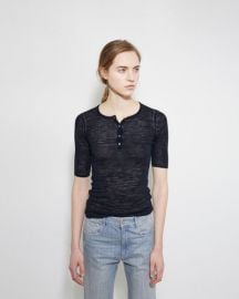 Isable Marant Dina Henley Sweater Tee at La Garconne