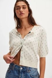 Isla Patterned Cardi at Free People