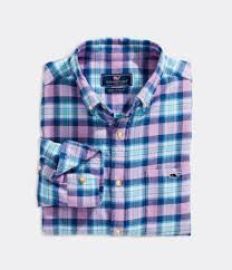 Island Twill Plaid Shirt at Vineyard Vines