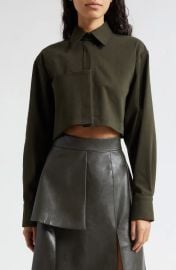 Israella Kobla Benny Crop Shirt at Nordstrom