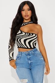 It Is What It Is Cropped Sweater - Blackcombo Fashion Nova at Fashion Nova