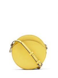 Italian Leather Circle Crossbody Bag at Banana Republic