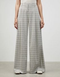 Italian Marled Plaid Cumberland Pant by Lafayette 148 at Lafayette 148