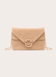 Italian Suede Accordion Bag at Banana Republic