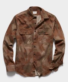 Italian Two Pocket Utility Shirt by Todd Snyder at Todd Snyder