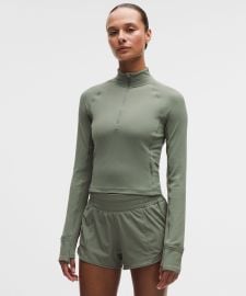 Itx27s Rulu Ribbed Cropped Half Zip Updated Womenx27s Hoodies amp Sweatshirts lululemon at Lululemon