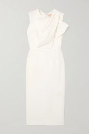 Ivory Bow-detailed crepe dress  ROKSANDA  NET-A-PORTER at Net a Porter