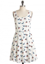 Ivory Skies Dress at Modcloth at Modcloth