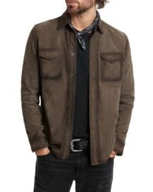 Izzy Suede Shirt Jacket at Bloomingdales