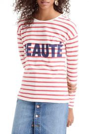 J  Crew   Beaute Long Sleeve Tee   Nordstrom Rack at Nordstrom Rack