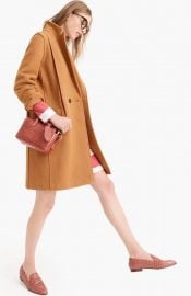 J. Crew Daphne Coat in Warm Caramel at Nordstrom