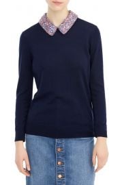 J. Crew Tippie Sweater with Liberty Collar at Nordstrom