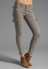 J BRAND Grayson Cargo Skinny in Vintage Dim Grey at Revolve