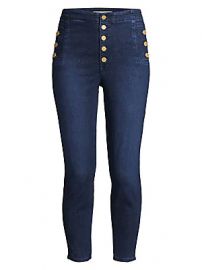 J Brand - Natasha Sky High Crop Skinny Jeans at Saks Fifth Avenue