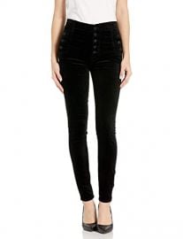 J Brand Jeans Women\'s Natasha Sky High Skinny Velvet Pant at Amazon