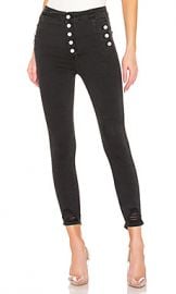 J Brand X REVOLVE Natasha Sky High Crop Skinny in Bellatrix Destruct from Revolve com at Revolve